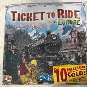 Ticket to Ride Europe Board Game